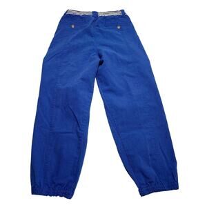 Vintage Bugle Boy Youth Boy's Size 7R Royal Blue Pants Elastic Waist 90's